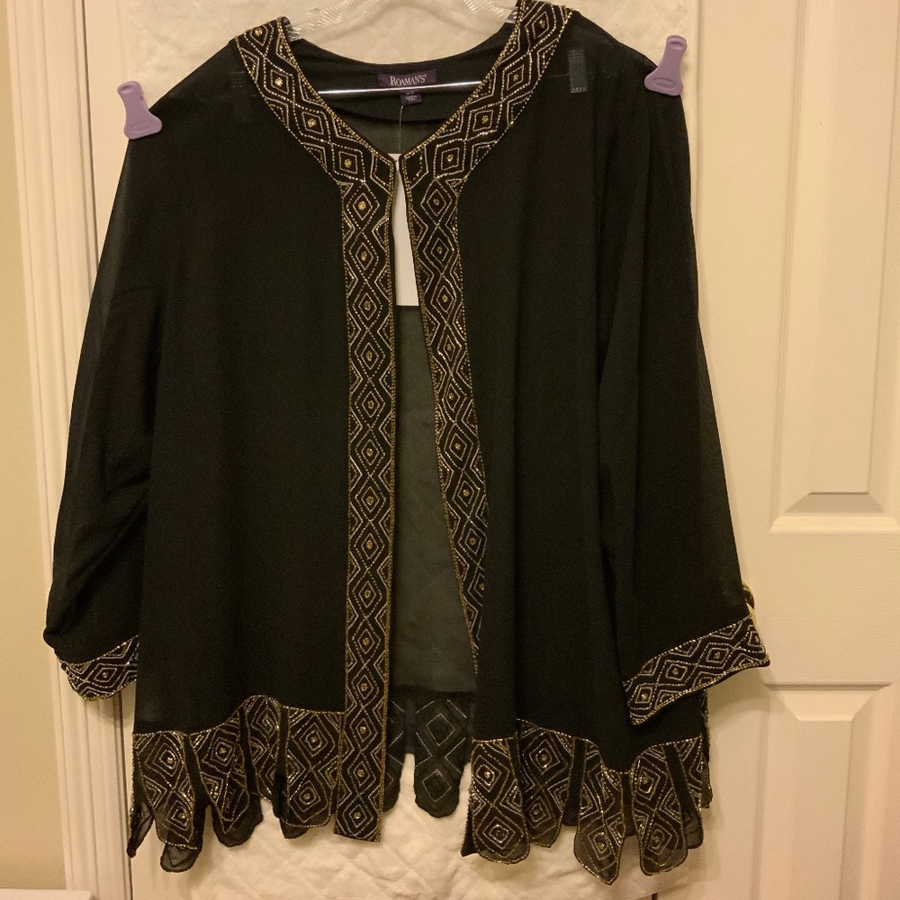 Ladies Plus Size Skirt Suit